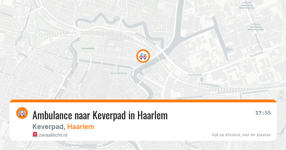 Ambulance naar Keverpad in Haarlem — 6 aug 2026