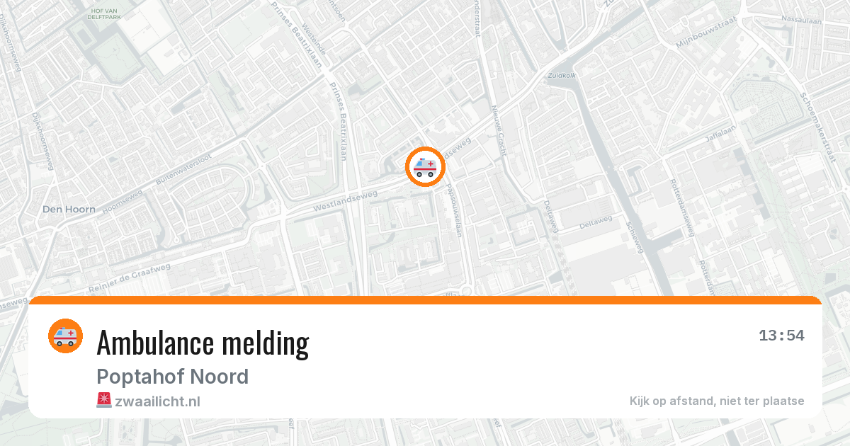 Ambulance melding — 8 apr 2026