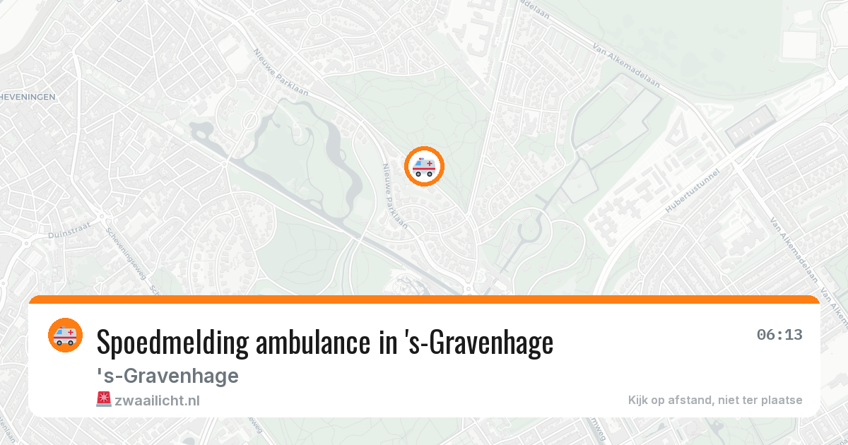Spoedmelding ambulance in 's-Gravenhage — 11 mrt 2026
