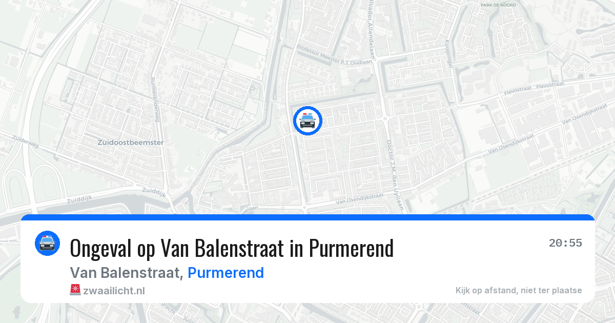 Ongeval op Van Balenstraat in Purmerend — 5 jun 2026