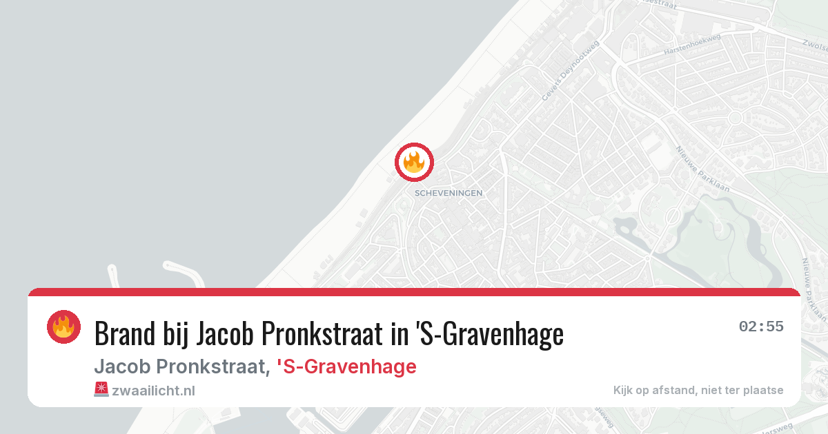Brand bij Jacob Pronkstraat in 'S-Gravenhage — 25 jun 2026