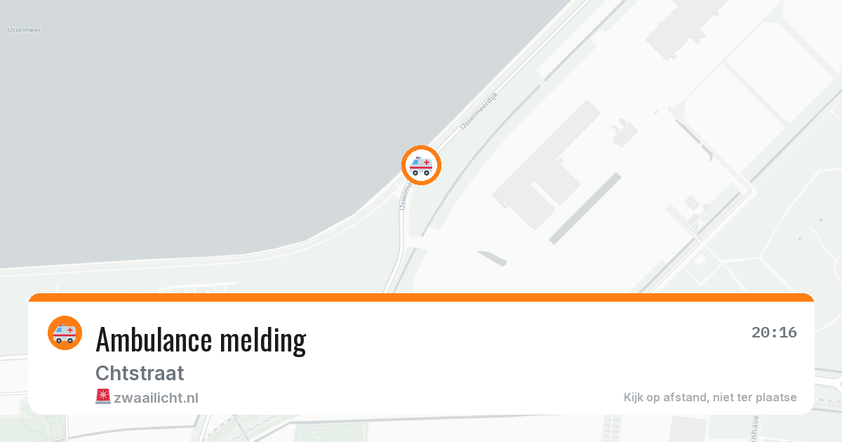 Ambulance melding — 6 jul 2026