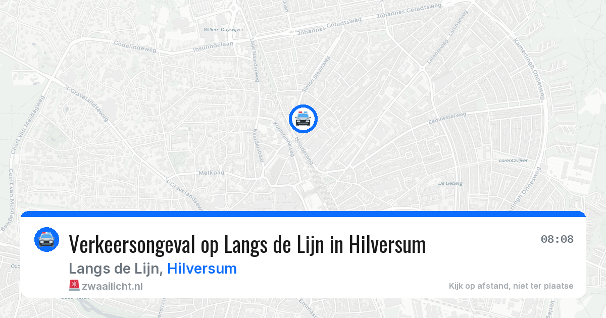 Verkeersongeval op Langs de Lijn in Hilversum — 27 mei 2026