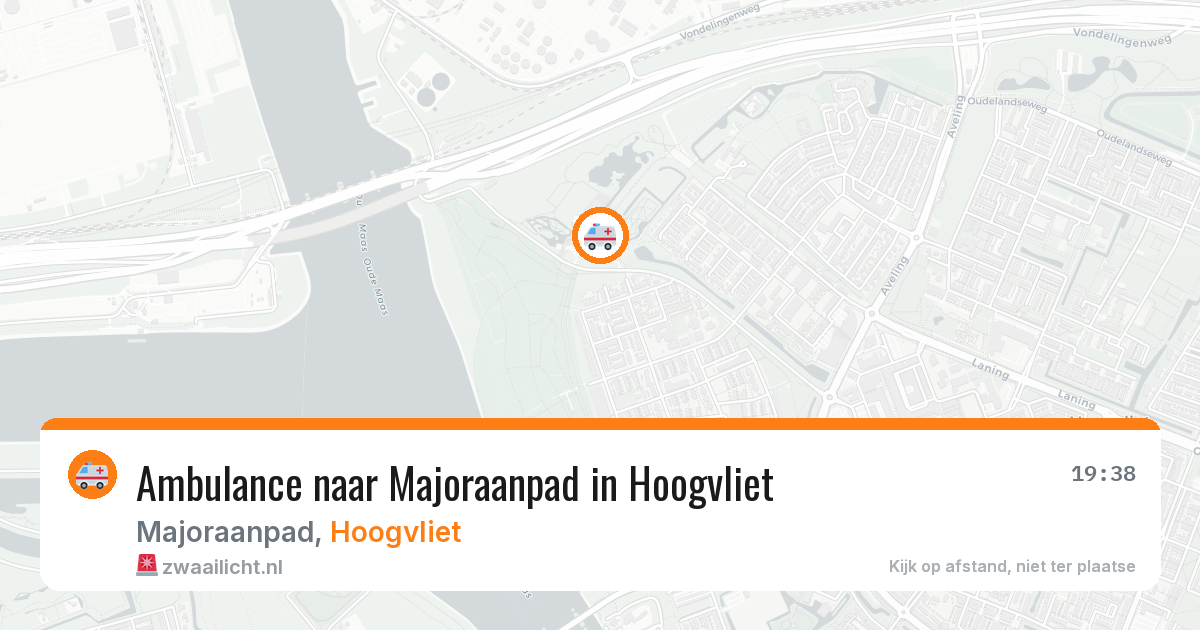 Ambulance naar Majoraanpad in Hoogvliet — 4 mei 2026