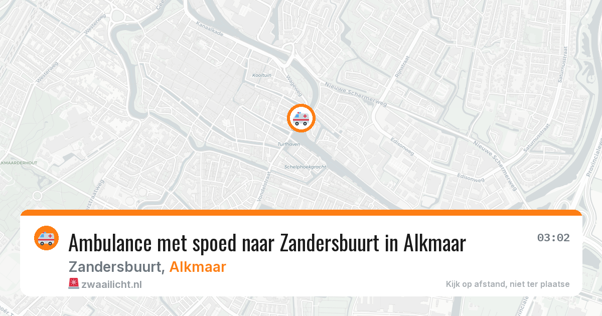 Ambulance met spoed naar Zandersbuurt in Alkmaar — 5 jun 2026