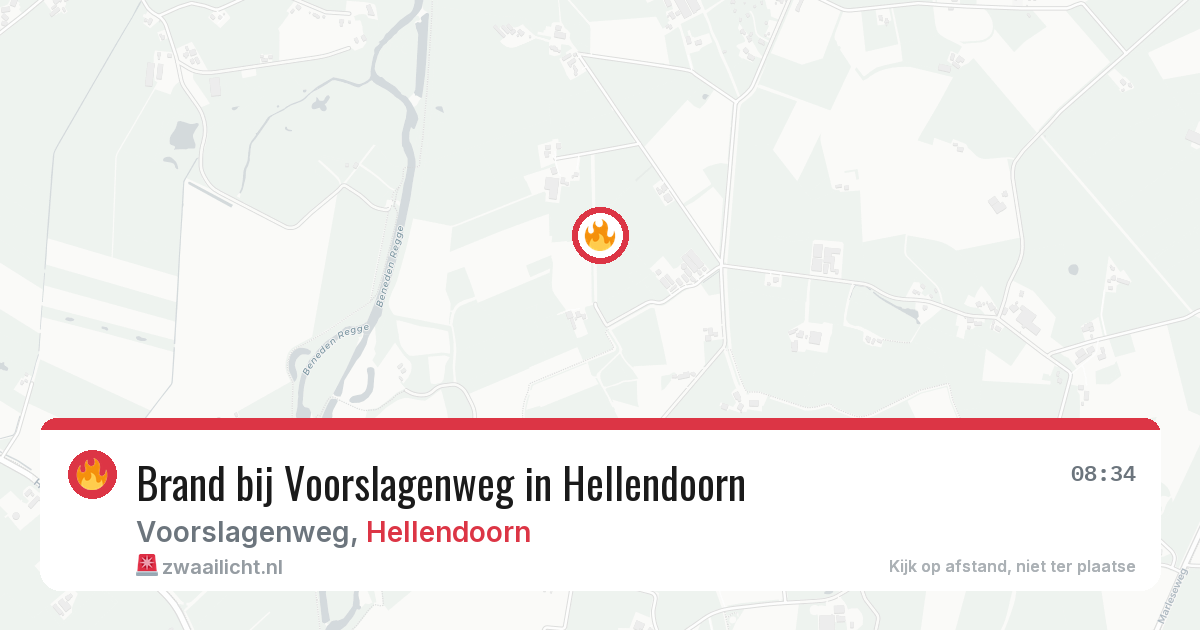 Brand bij Voorslagenweg in Hellendoorn — 20 jun 2026
