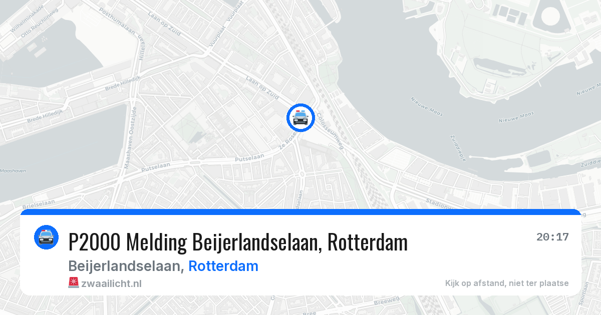 P2000 Melding Beijerlandselaan, Rotterdam — 29 jun 2026