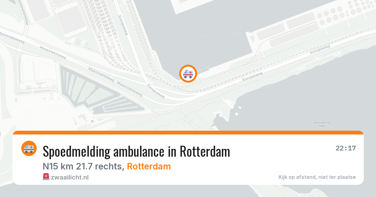 Spoedmelding ambulance in Rotterdam — 14 aug 2026