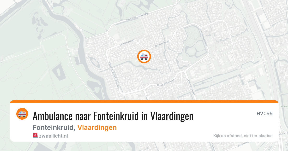 Ambulance naar Fonteinkruid in Vlaardingen — 17 jul 2026