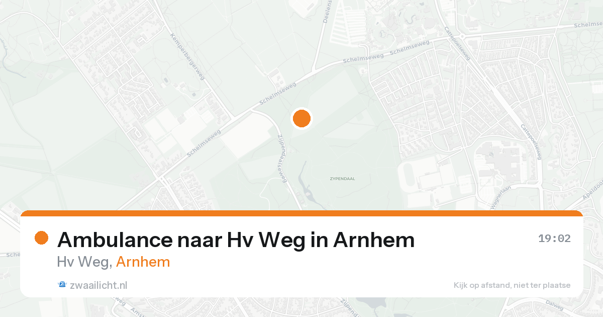 Ambulance naar Hv Weg in Arnhem — 15 aug 2026