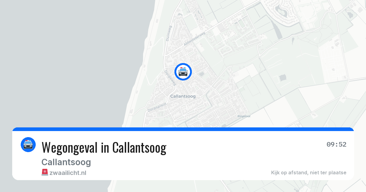 Wegongeval in Callantsoog — 19 jun 2026
