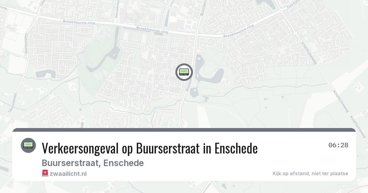 Verkeersongeval op Buurserstraat in Enschede — 2 aug 2026