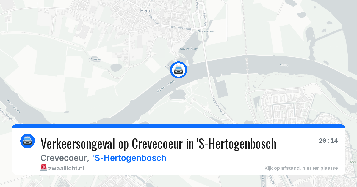 Verkeersongeval op Crevecoeur in 'S-Hertogenbosch — 27 mei 2026