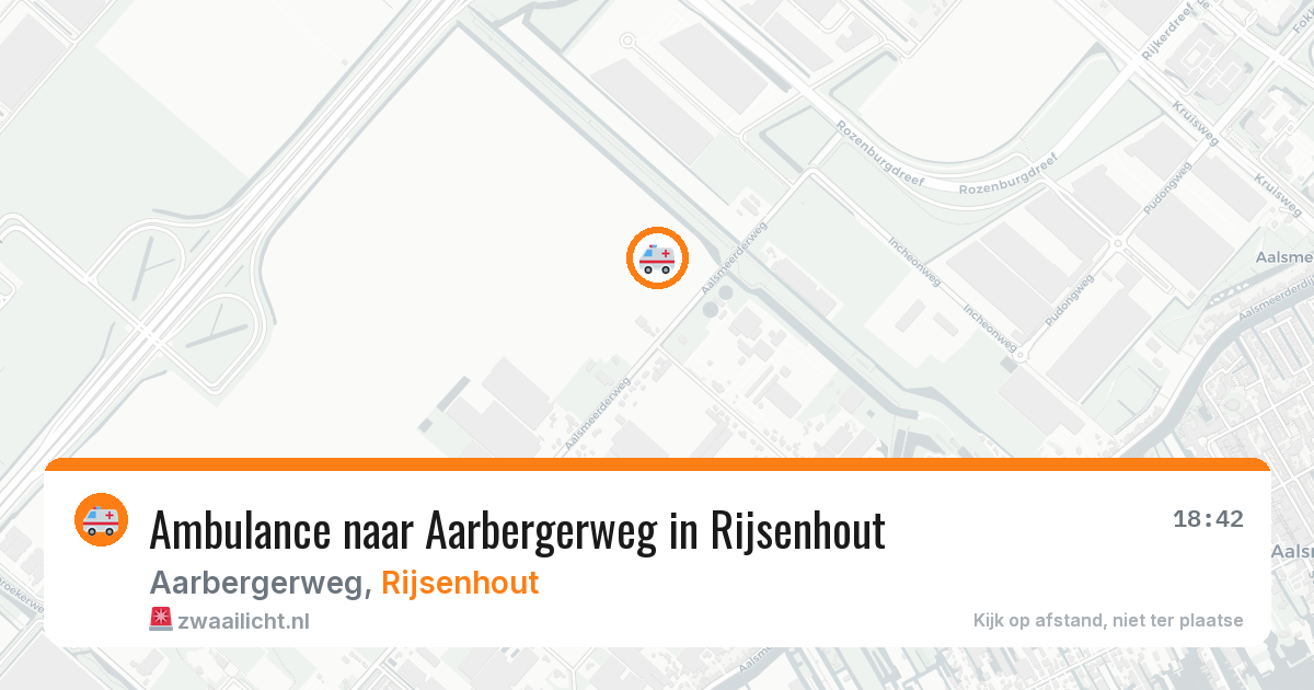 Ambulance naar Aarbergerweg in Rijsenhout — 22 jun 2026