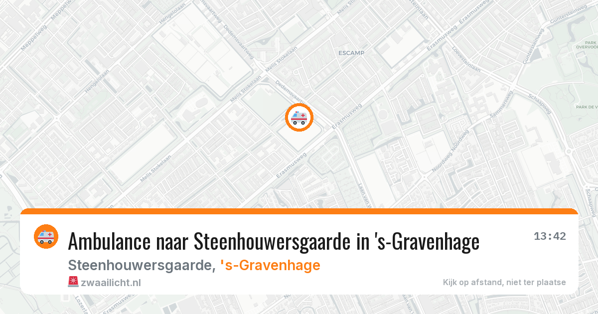 Ambulance naar Steenhouwersgaarde in 's-Gravenhage — 30 jun 2026