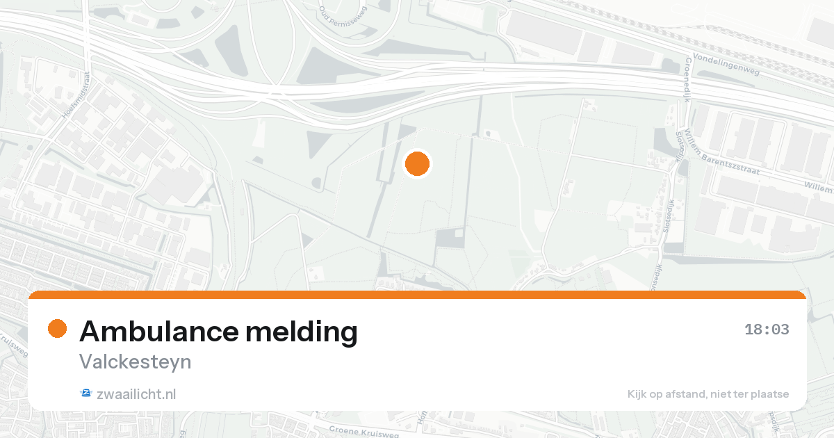 Ambulance melding — 30 jan 2026