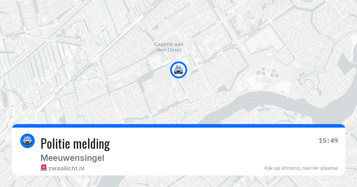 Politie melding — 8 jul 2026