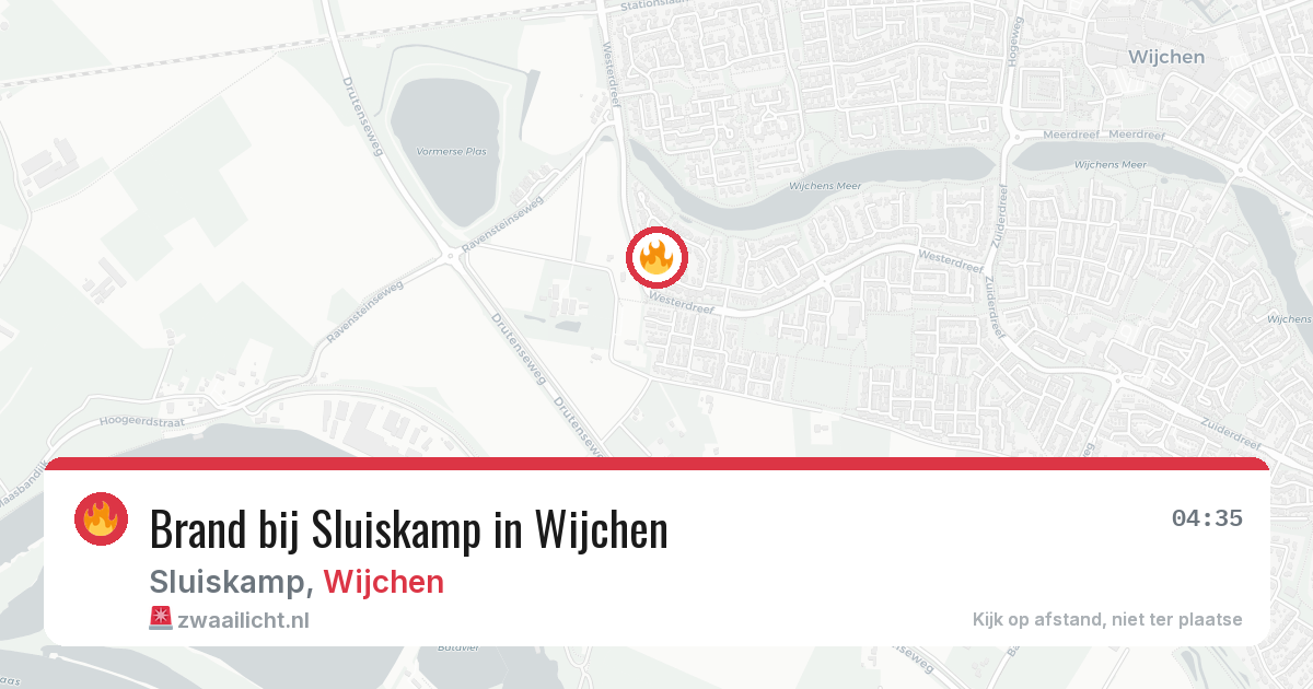 Brand bij Sluiskamp in Wijchen — 15 mei 2026