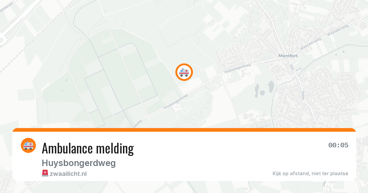 Ambulance melding — 6 mei 2026