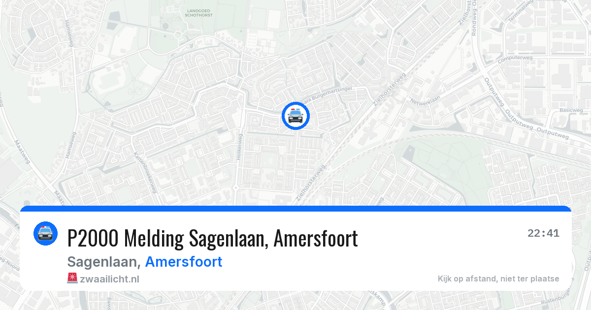 P2000 Melding Sagenlaan, Amersfoort — 2 jun 2026