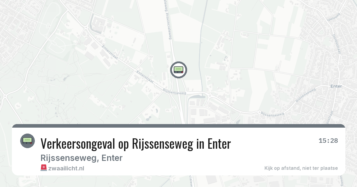 Verkeersongeval op Rijssenseweg in Enter — 22 mei 2026