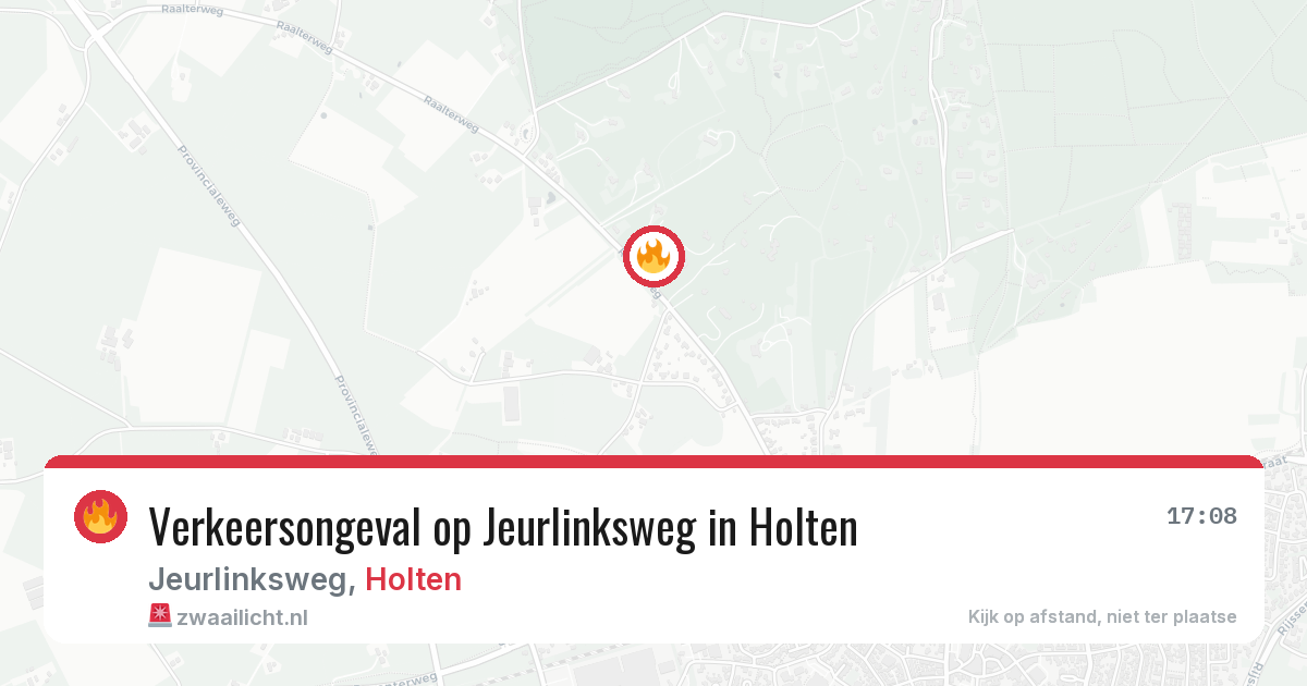 Verkeersongeval op Jeurlinksweg in Holten — 17 mrt 2026