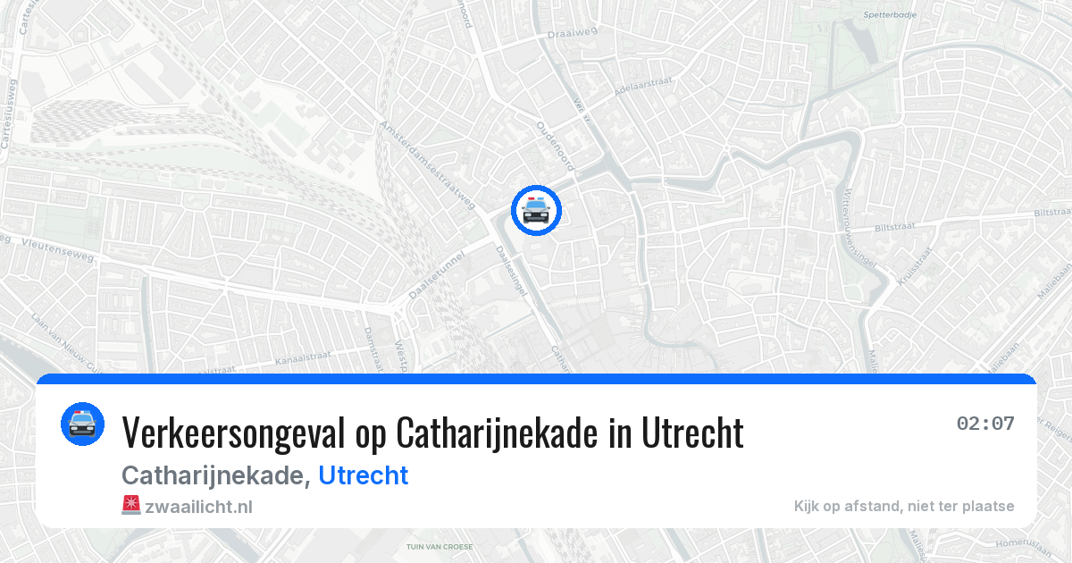 Verkeersongeval op Catharijnekade in Utrecht — 23 mei 2026