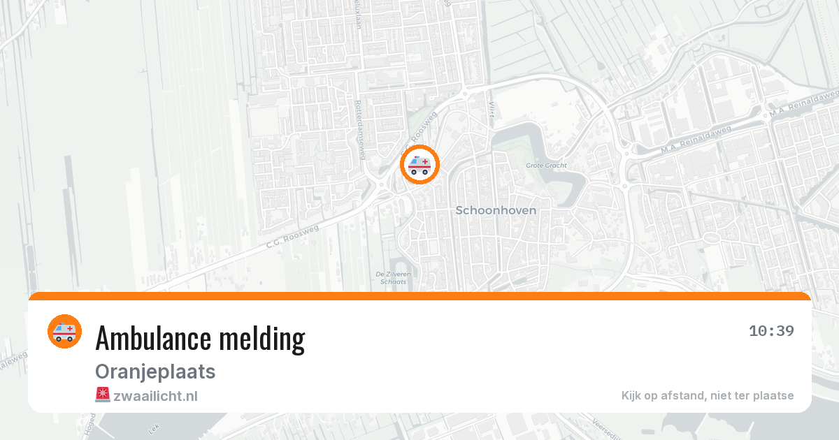 Ambulance melding — 16 jul 2026