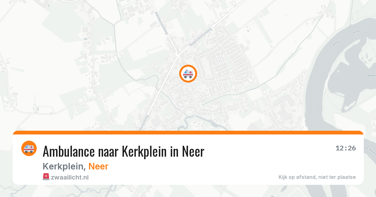 Ambulance naar Kerkplein in Neer — 5 mrt 2026