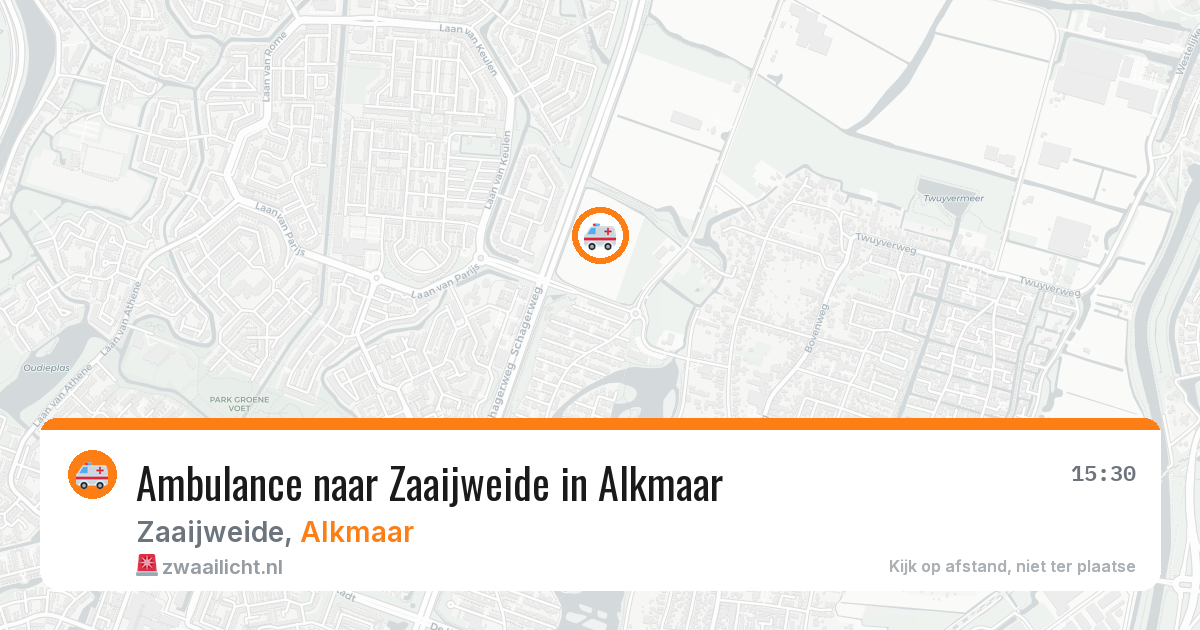 Ambulance naar Zaaijweide in Alkmaar — 5 mrt 2026