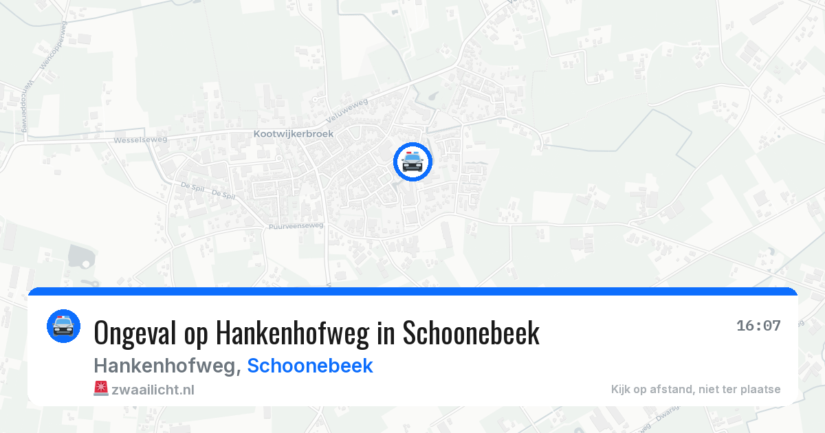 Ongeval op Hankenhofweg in Schoonebeek — 28 jan 2026