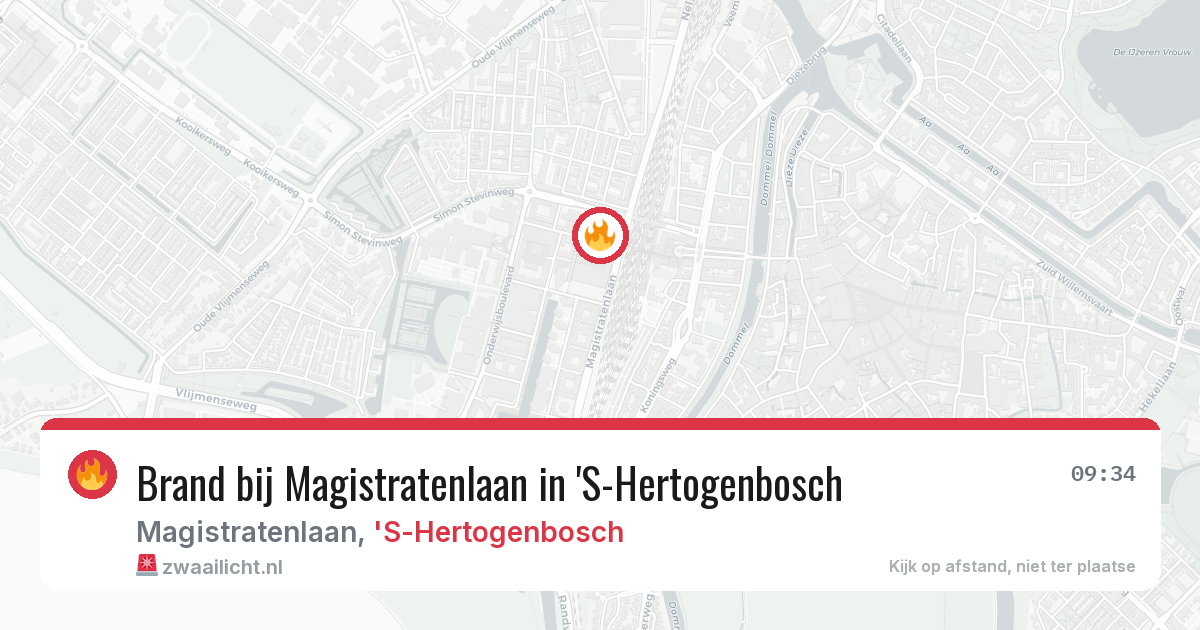 Brand bij Magistratenlaan in 'S-Hertogenbosch — 24 apr 2026