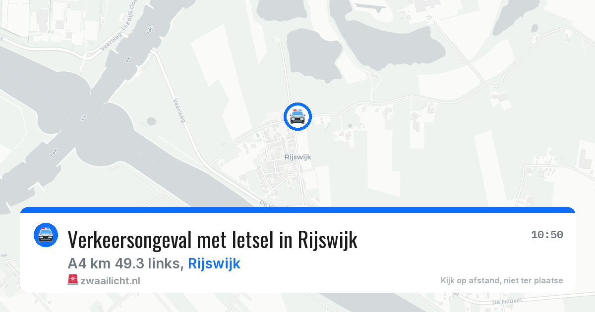 Verkeersongeval met letsel in Rijswijk — 7 apr 2026