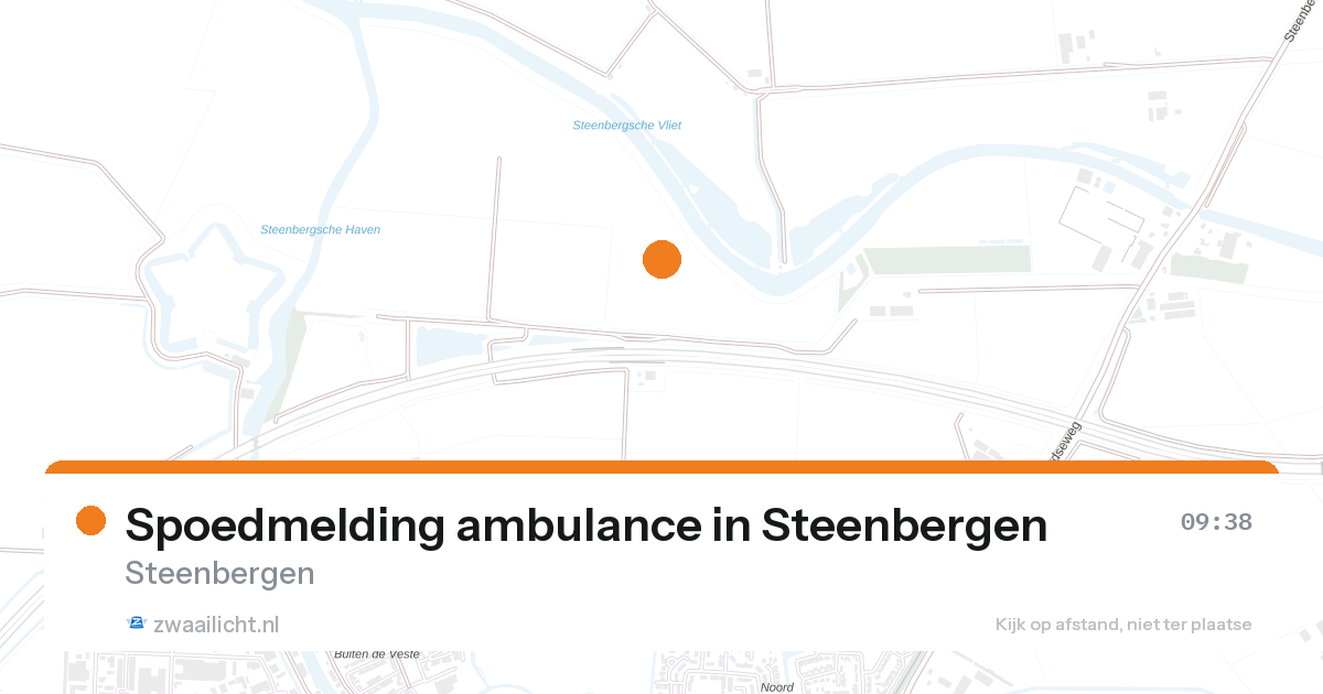Spoedmelding ambulance in Steenbergen — 28 aug 2026