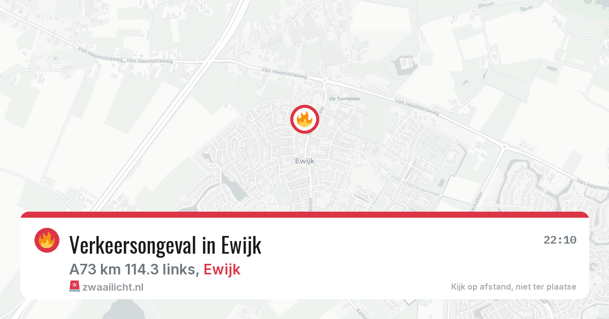 Verkeersongeval in Ewijk — 7 mrt 2026