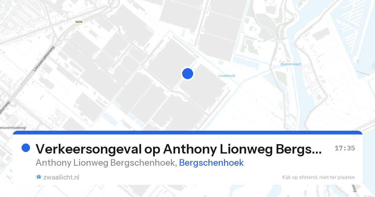 Verkeersongeval op Anthony Lionweg Bergschenhoek in Bergschenhoek — 28 aug 2026
