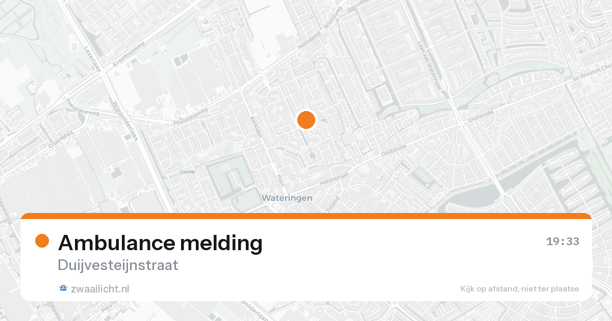 Ambulance melding — 31 jan 2026