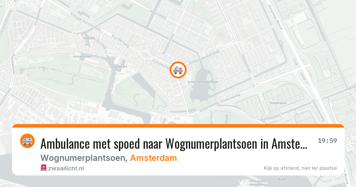 Ambulance met spoed naar Wognumerplantsoen in Amsterdam — 24 jun 2026