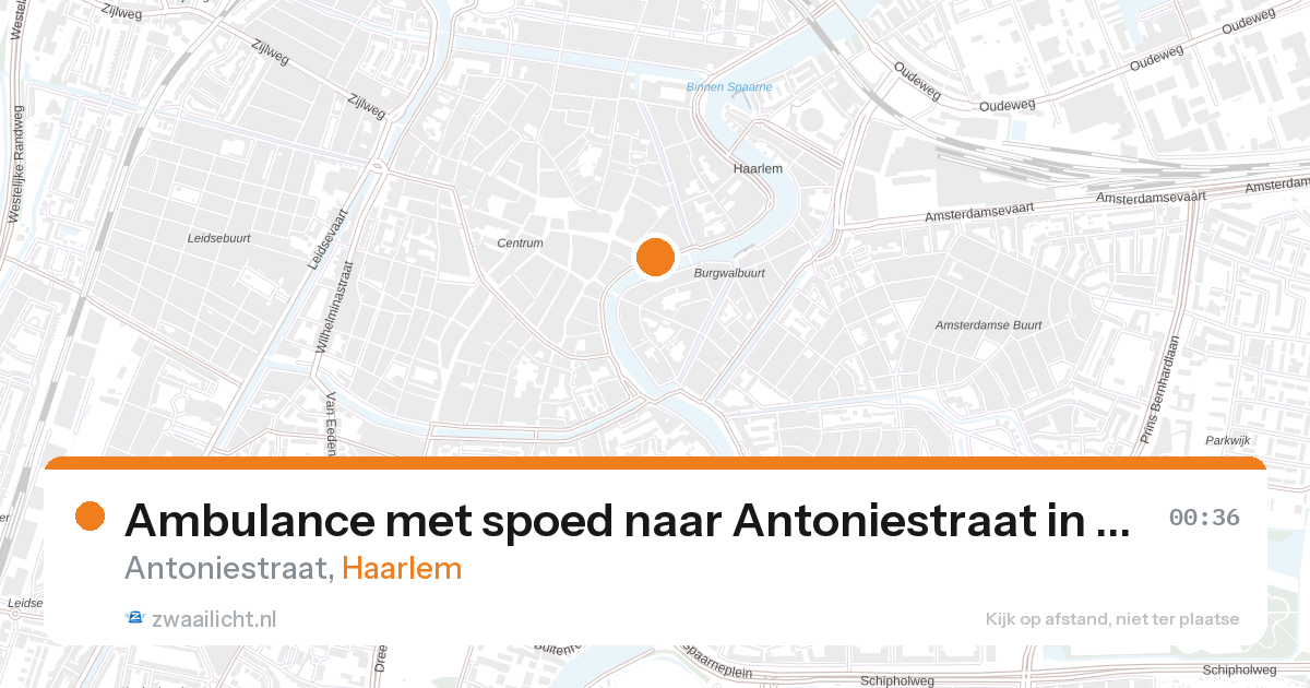 Ambulance met spoed naar Antoniestraat in Haarlem — 31 jan 2026