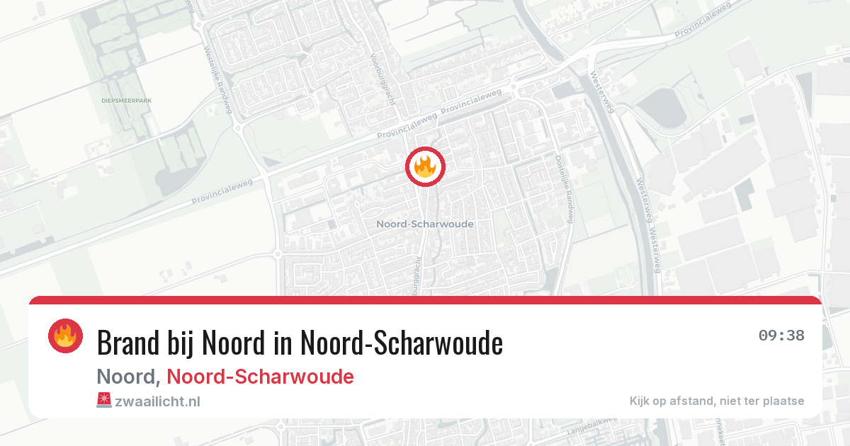 Brand bij Noord in Noord-Scharwoude — 28 mei 2026