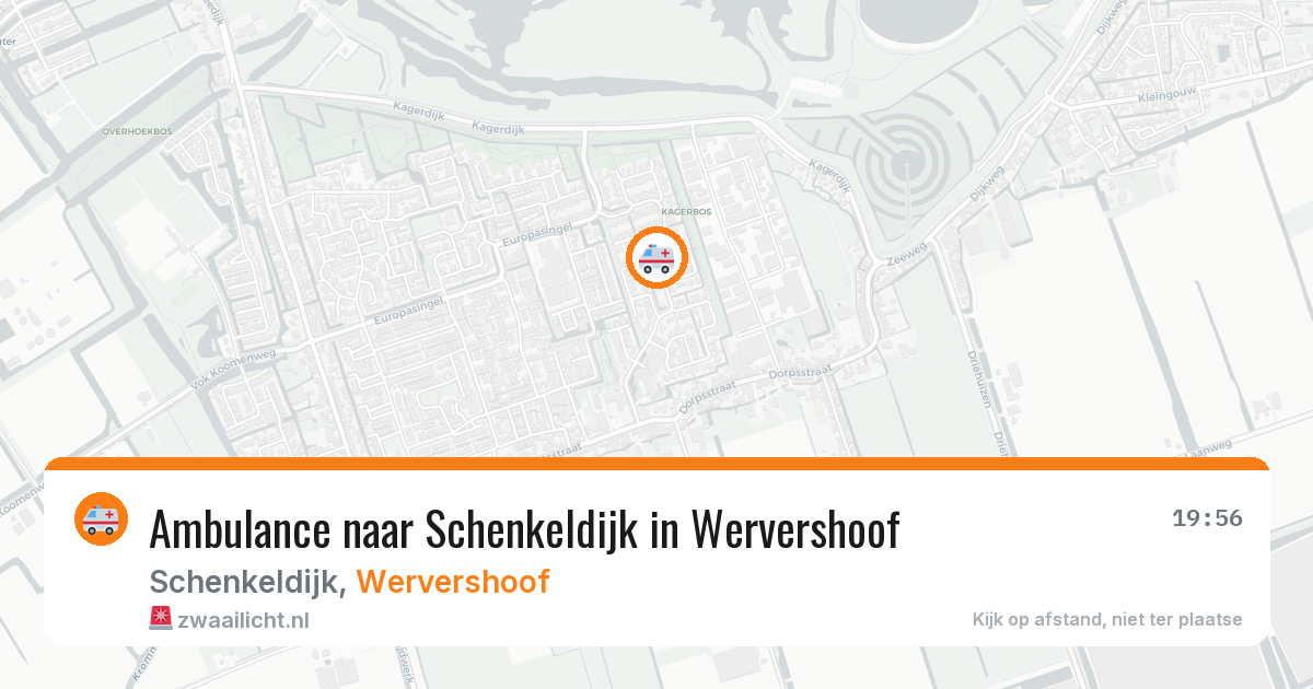 Ambulance naar Schenkeldijk in Wervershoof — 13 jun 2026