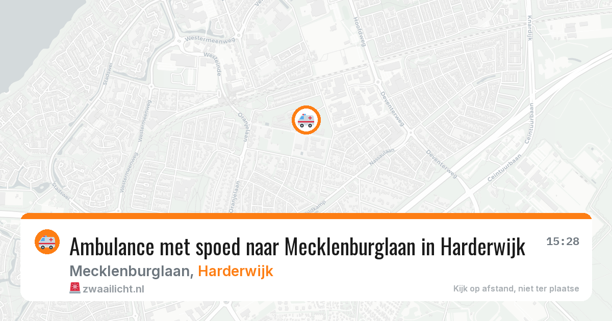 Ambulance met spoed naar Mecklenburglaan in Harderwijk — 29 jan 2026
