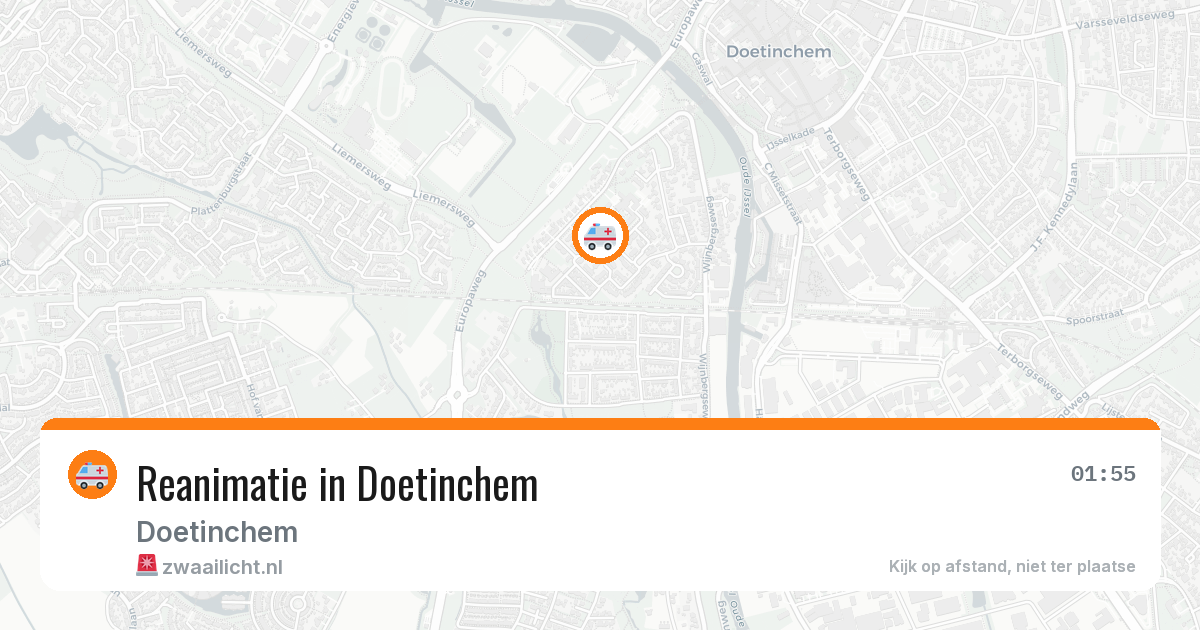 Reanimatie in Doetinchem — 31 jul 2026