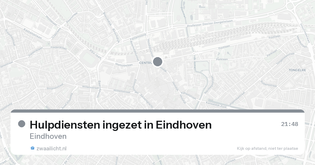 Hulpdiensten ingezet in Eindhoven — 30 jan 2026 | 🚨 Zwaailicht.nl