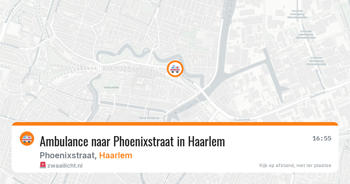 Ambulance naar Phoenixstraat in Haarlem — 14 mrt 2026