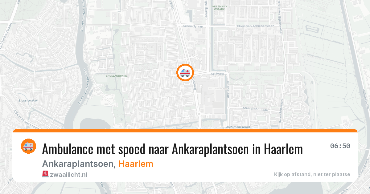 Ambulance met spoed naar Ankaraplantsoen in Haarlem — 12 feb 2026