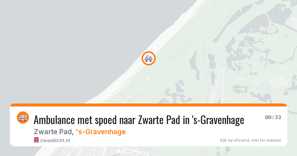 Ambulance met spoed naar Zwarte Pad in 's-Gravenhage — 22 mei 2026