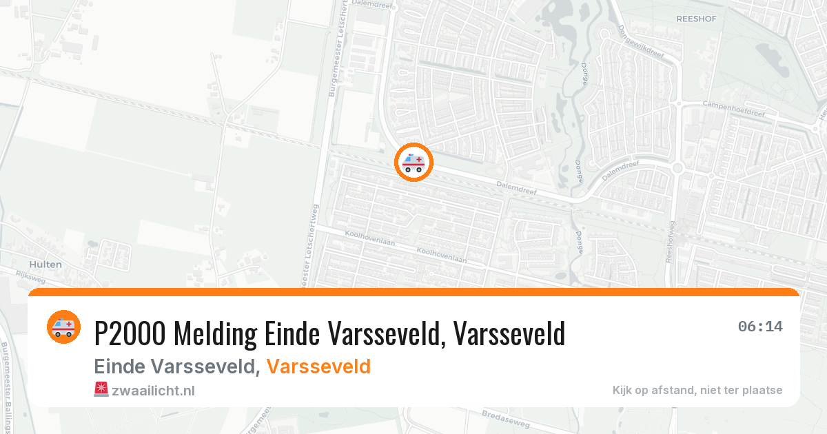 P2000 Melding Einde Varsseveld, Varsseveld — 30 jan 2026