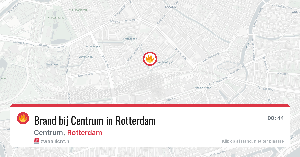 Brand bij Centrum in Rotterdam — 11 jun 2026