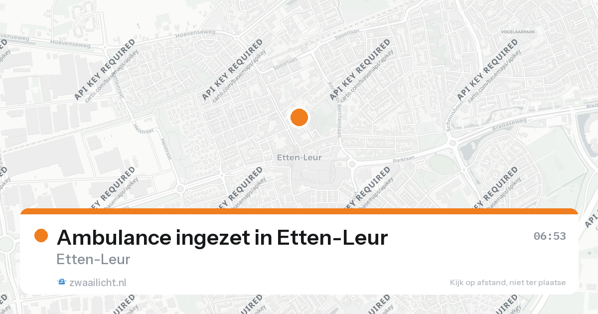 Ambulance ingezet in Etten-Leur — 7 feb 2026